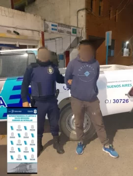 Quiso robar bebidas y terminó rompiéndolas contra el piso