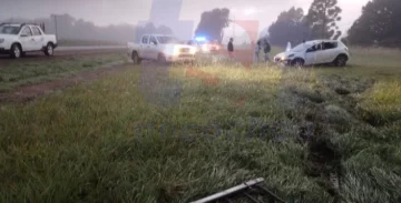 Accidente en la Ruta 88: dos vehículos involucrados quedaron sobre la banquina