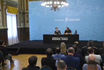 Kicillof encabezó el acto de adhesión de 19 municipios al Fondo de Fortalecimiento de la Seguridad