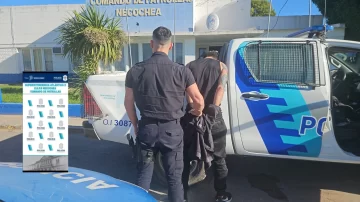 Amenazó a su pareja con un arma blanca y se peleó con policías