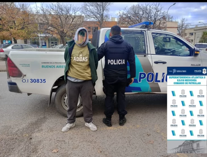 Un joven fue aprehendido por violar una orden de restricción