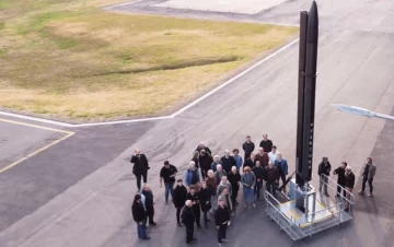 Lanzan un cohete espacial cerca de Necochea