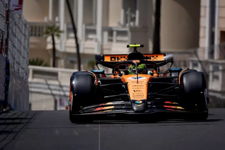 Lando Norris se quedó con la pole en Mónaco