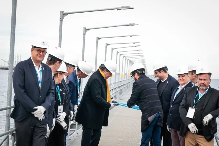 Inauguraron una obra clave para aumentar las exportaciones de petróleo desde el Puerto Rosales