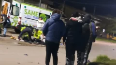 Trágico accidente: motociclista fallece tras choque en caravana