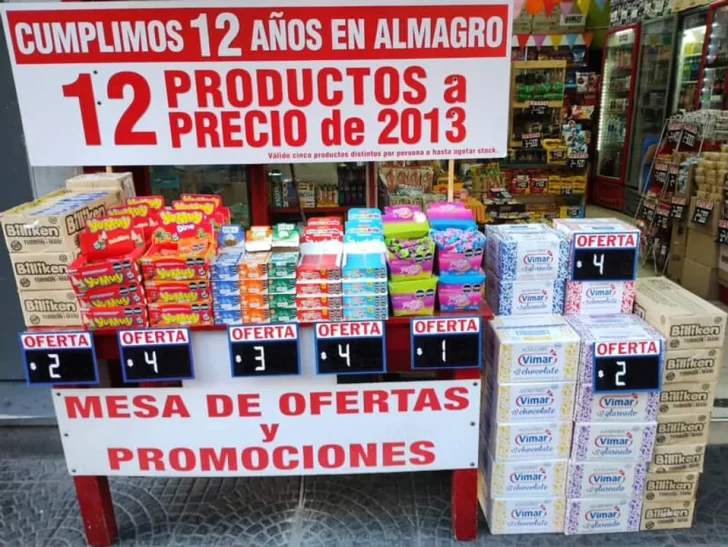 Celebró su aniversario con precios de 2013: los 13 artículos a menos de $ 60