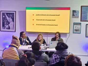 Debatieron sobre sobre la paz social y la economía popular