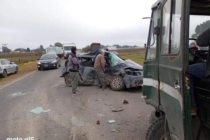 Tragedia en la ruta: un joven murió en un choque frontal con un camión