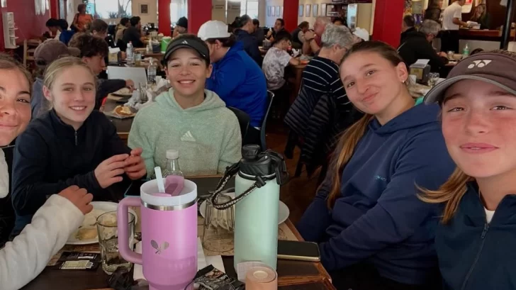 Las tenistas necochenses dejaron su huella en el Regional G2 de Trelew