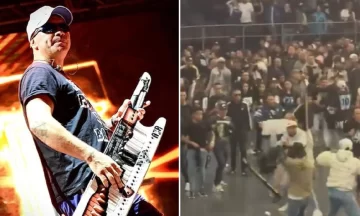 Video: batalla campal y un muerto en el recital de Damas Gratis