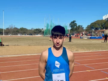 Francisco Bonaura logró posicionarse entre los 10 mejores del país en el Nacional U16