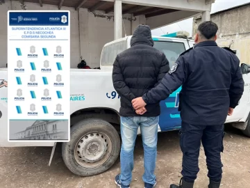 Allanamiento en Quequén esclarece cinco delitos y culmina con una aprehensión