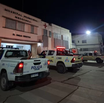 Trasladaron a una niña de dos años con convulsiones