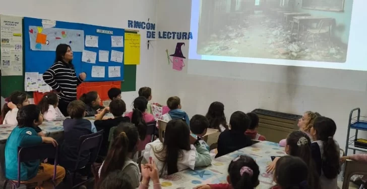 La educación ambiental sigue llegando a los establecimientos educativos necochenses