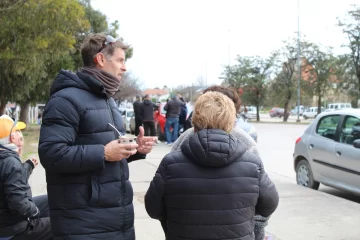 Juan Pablo De la Hera: “La gente nos recibe muy bien y eso nos da ánimo.”