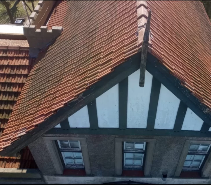 Repararon el techo de la Escuela de  Arte Municipal