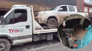 Estaban dormidos a bordo de una camioneta en marcha