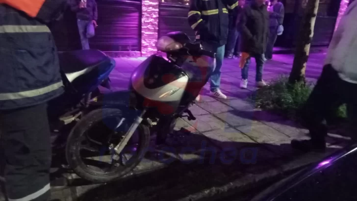 Intentó escapar del control de tránsito: en contramano