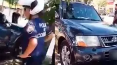 Quiso robar un estéreo, lo vio el dueño y lo encerró en el auto