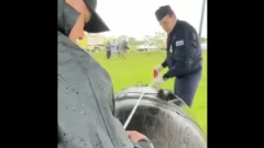 Removieron la chatarra espacial hallada en un campo: de qué se trata