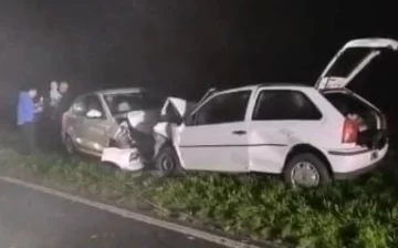 Choque frontal en la Ruta 88 dejó seis heridos