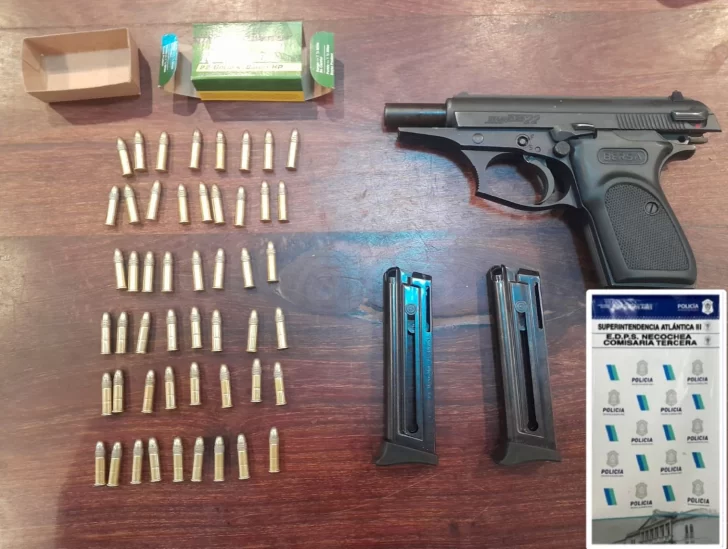 Secuestran armas de fuego