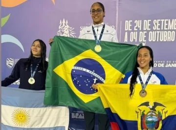 Guadalupe Angiolini fue subcampeona en el Sudamericano Juvenil