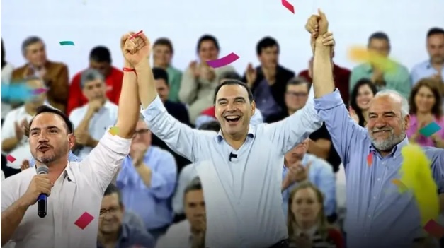 Valdés celebra la victoria en Corrientes