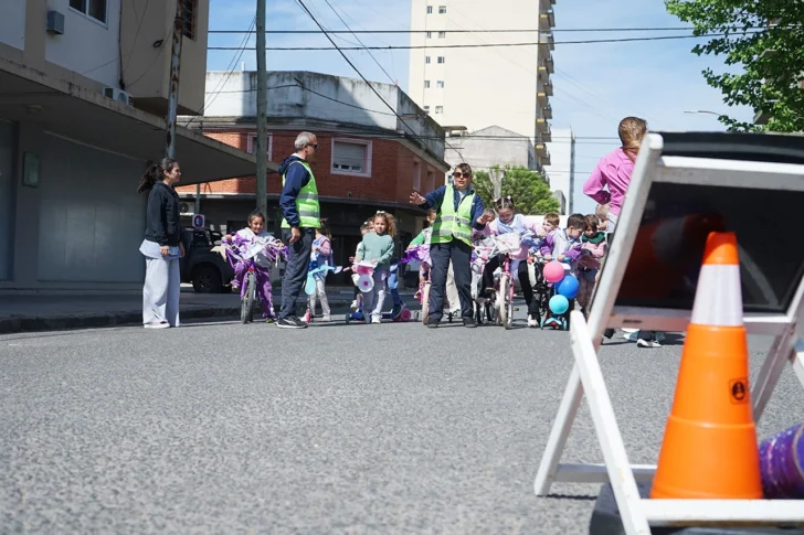 Capacitaron a alumnos del Jardín Lassalle en Seguridad Vial