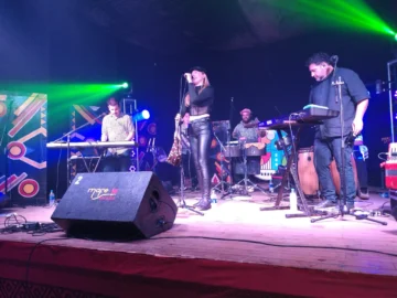 Ramón Santamarina cerró los festejos de aniversario al ritmo del Toke Cumbiero