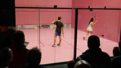 Se presentó el primer Torneo Nacional de Squash en Necochea y hay acción hasta el domingo
