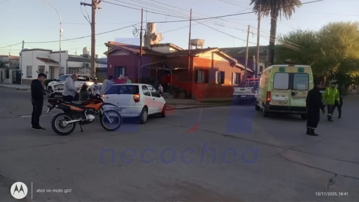 Choque en 50 y 51: un herido y daños materiales