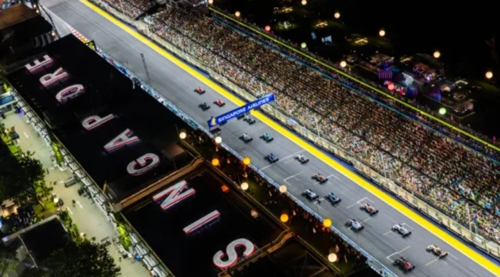 Colapinto pone primera en el Gran Premio de Singapur de Fórmula 1