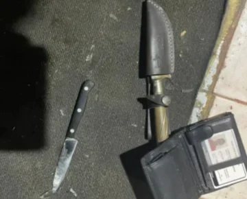 Lo atraparon robando y terminó herido: detenido en Necochea con cuchillos y bebidas
