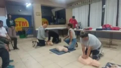 Municipales se capacitaron en RCP y Primeros Auxilios junto a la Cruz Roja