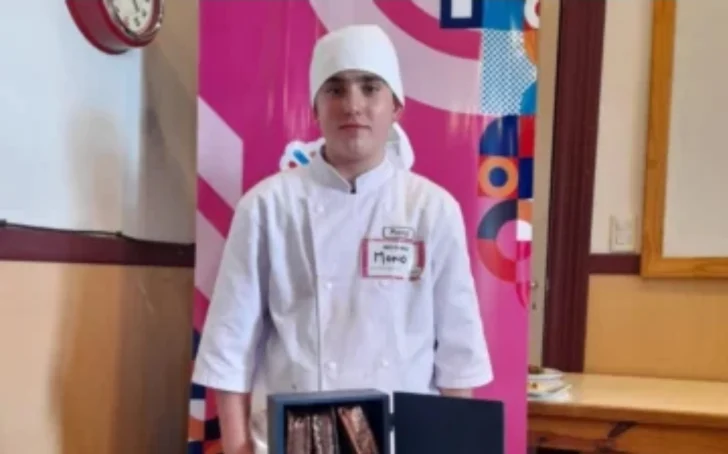 Quién es el joven que hizo el segundo mejor postre en Bonaerenses y le dio una medalla a Necochea