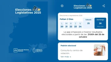 Ya está disponible la app para seguir los resultados de las legislativas del domingo