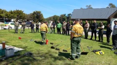 Realizan prácticas para combatir incendios forestales