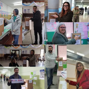 Votaron los políticos y destacaron la Boleta Única de papel