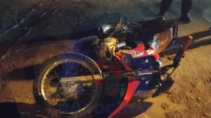 Conducía una moto que tenía pedido de secuestro y al ser interceptado huyó a pie