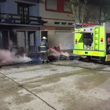 Vandalismo durante la madrugada en una gomería en calle 51 al 2500