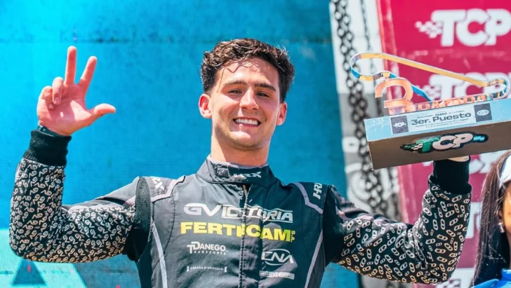 Marcos Castro se reencontró con el podio del TC Pista en Toay