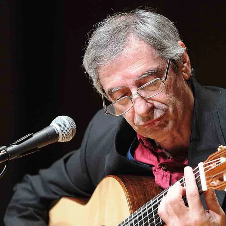 Juan Falú, figura central del folclore, en el Centro Cultural Necochea