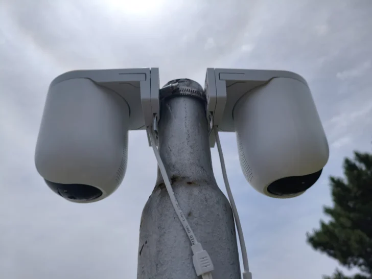 Instalaron cámaras de seguridad en la Escuela Almafuerte de Villa Zabala
