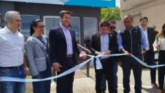 El gobernador Axel Kicillof inauguró las obras en la comisaría de Quequén