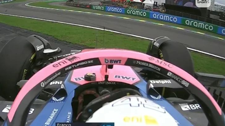 VIDEO: así fue el choque de Colapinto en la carrera sprint del GP de Brasil