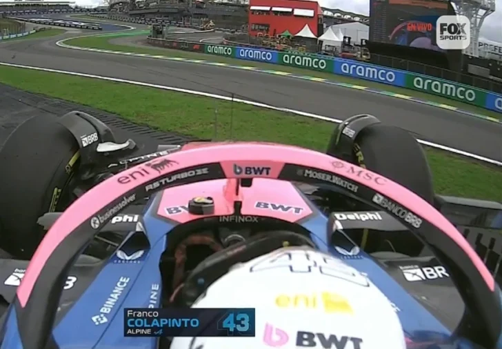 VIDEO: así fue el choque de Colapinto en la carrera sprint del GP de Brasil