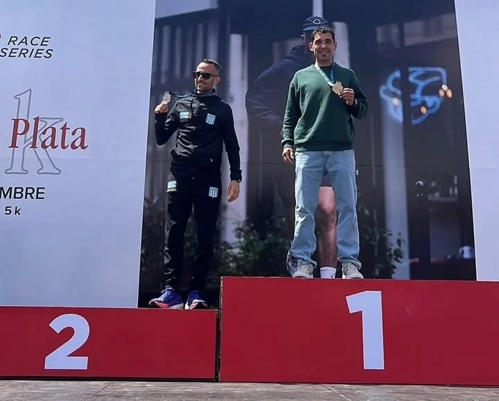 Santibáñez dominó su categoría y fue el mejor necochense en los 21K de Mar del Plata