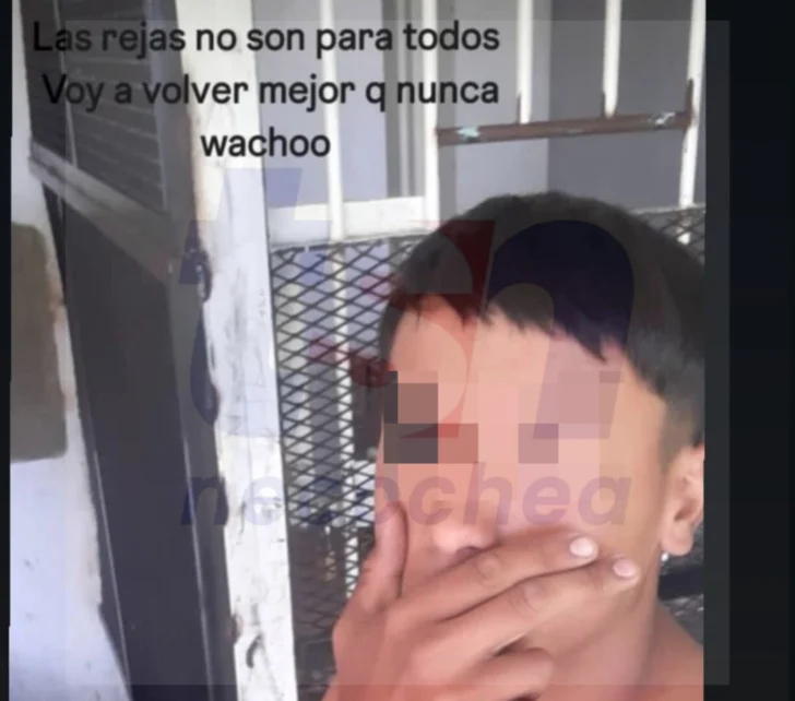 “Las rejas no son para todos, voy a volver mejor que nunca, wacho”.