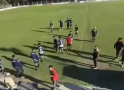 Incidentes en el partido entre Villa Díaz Vélez y Ministerio